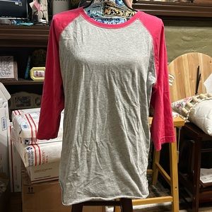 L.A.T. Unisex Americana raglan baseball shirt